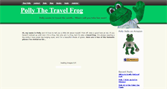 Desktop Screenshot of pollythetravelfrog.com